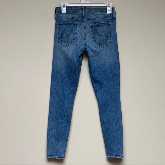 Mother Jeans The Looker Crop Skinny Well Played Wash Blue Size 27 - Picture 4 of 16